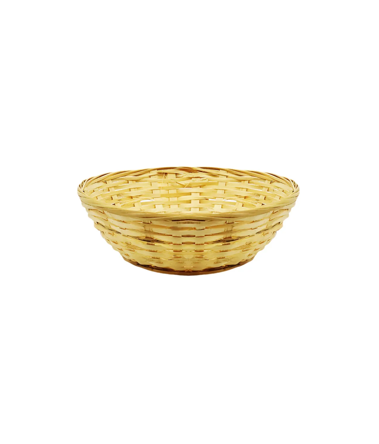Natural Bamboo Round Basket 20cm