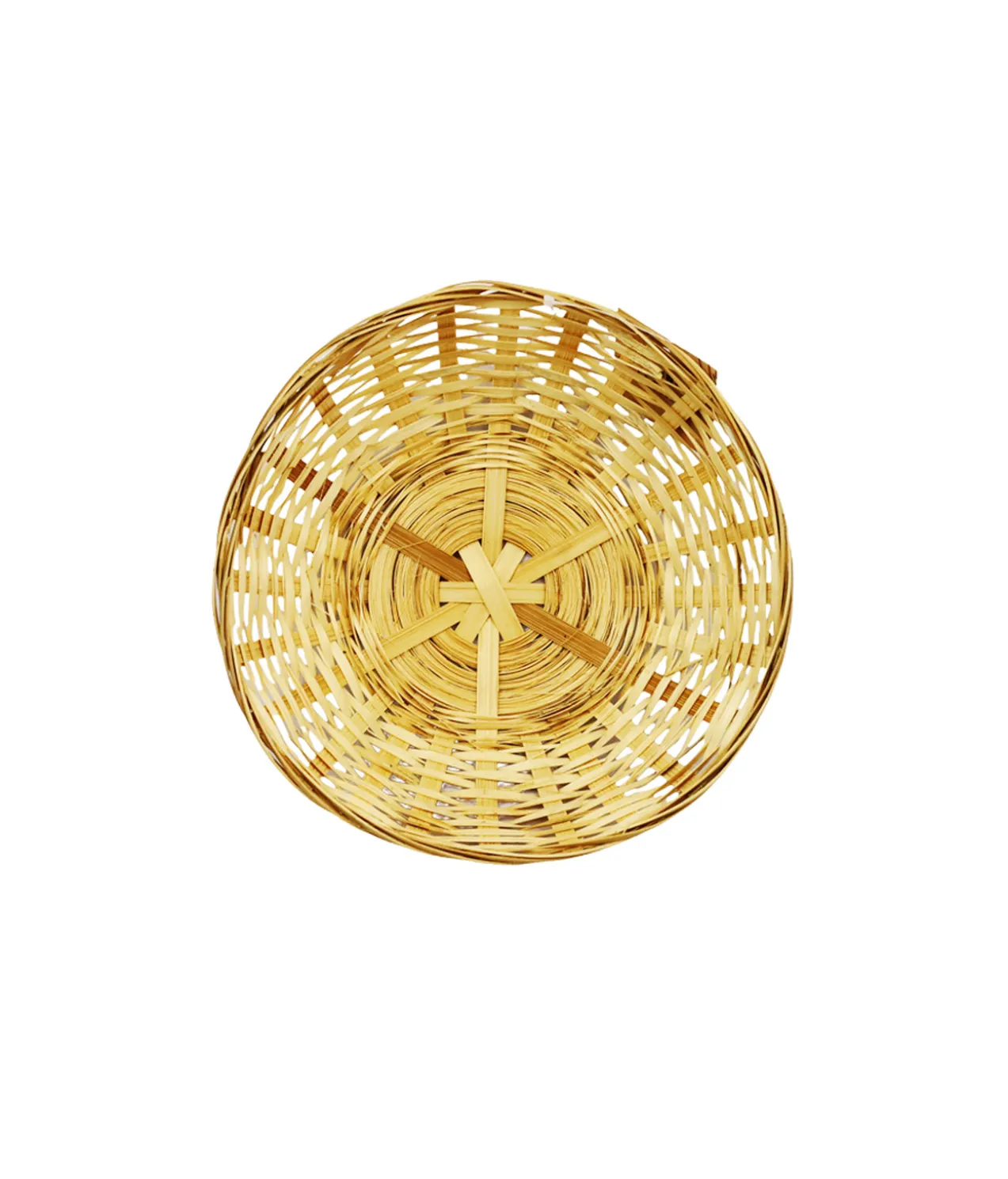 Natural Bamboo Round Basket 20cm