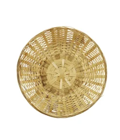 Natural Bamboo Round Basket 30cm