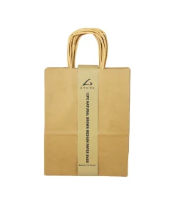 Natural Brown Medium Paper Bag 12pc