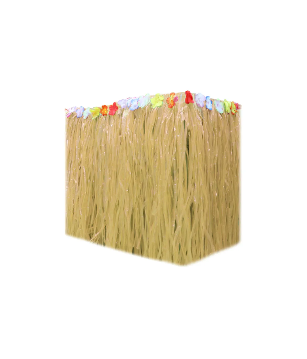 Natural Luau Table Skirt 75x274cm
