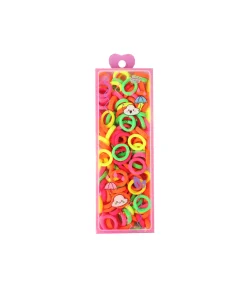 Neon Elastic Hair Rope Set 150pc