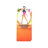 Neon Footless Tights Orange