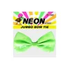 Neon Green Jumbo Bow Tie