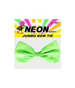 Neon Green Jumbo Bow Tie