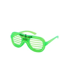 Neon Green LED Shutter Glasses 15.5 x 6cm