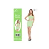 Neon Green Tube Top & Skirt