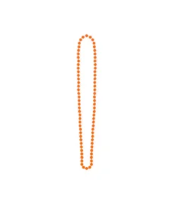 Neon Orange Beads Necklace