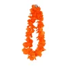 Neon Orange Flower Lei