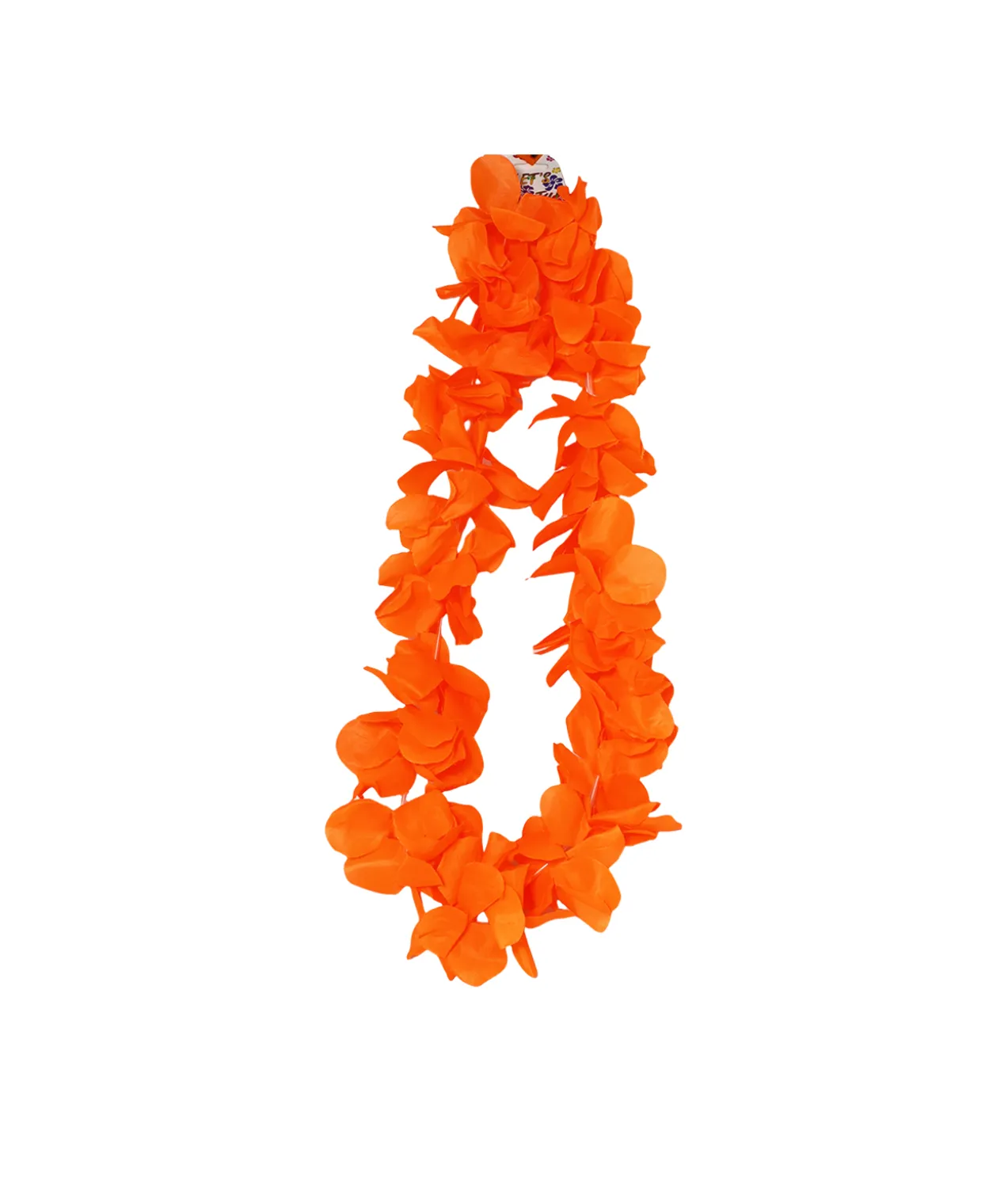 Neon Orange Flower Lei