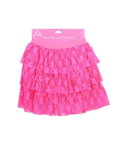 Neon Pink Lace Tutu