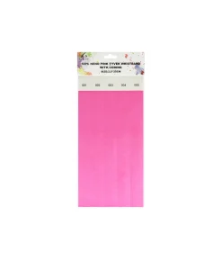 Neon Pink Tyvek Wristbands With Coding 50pc