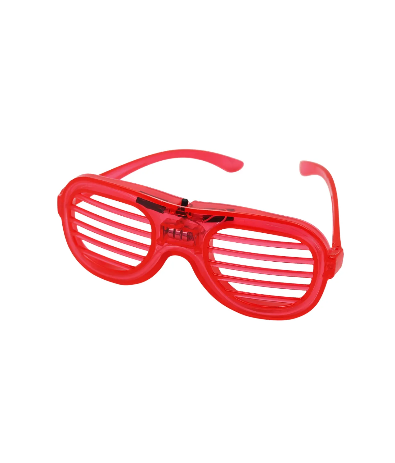 Neon Red LED Shutter Glasses 15.5 x 6cm