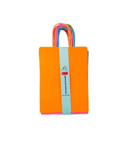 Neon Small Paper Bags 12pc