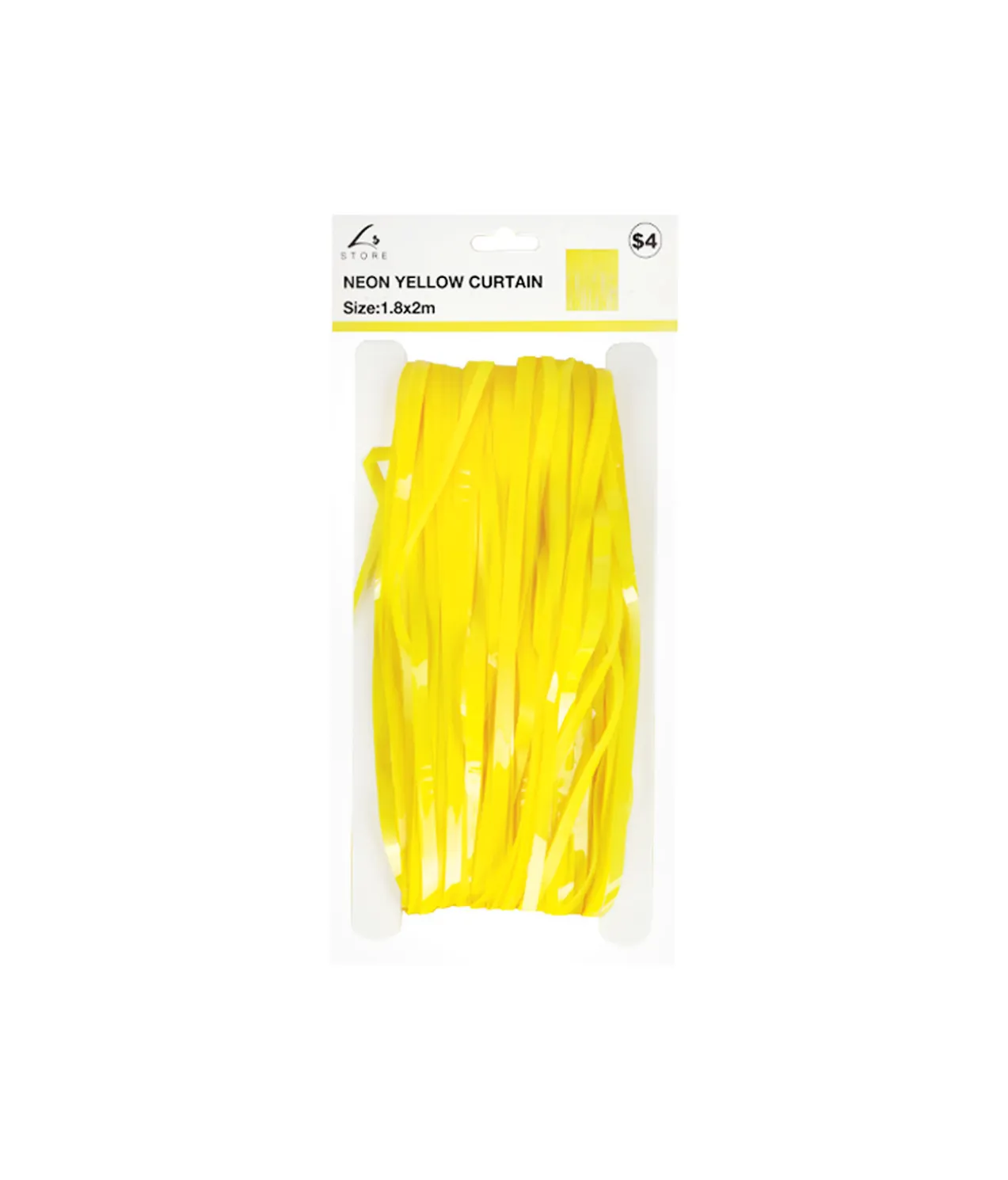 Neon Yellow Backdrop 2×1.8m