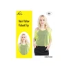 Neon Yellow Fishnet Top