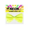 Neon Yellow Jumbo Bow Tie
