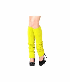 Neon Yellow Leg Warmers