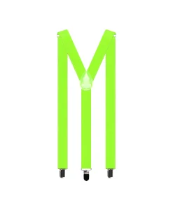 Neon Yellow Suspenders
