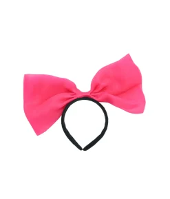 Net Hot Pink Bow Headband 30cm