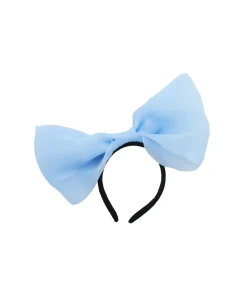 Net Light Blue Bow Headband 30cm