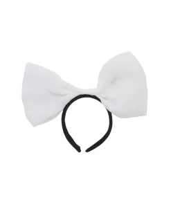 Net White Bow Headband 30cm