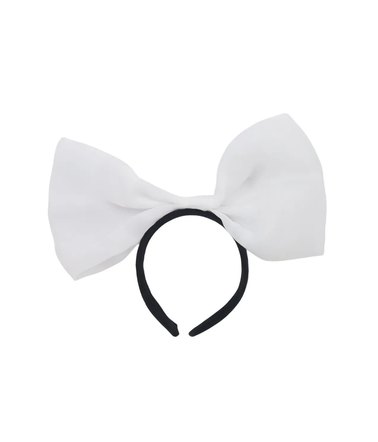 Net White Bow Headband 30cm
