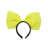 Net Yellow Bow Headband 30cm