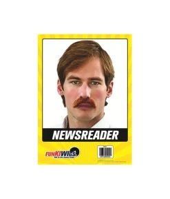 Newsreader Moustache