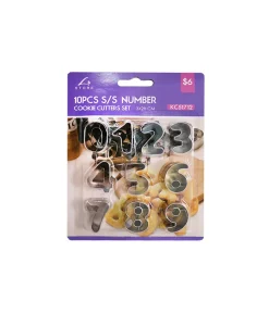 Number Cookie Cutter Set 10pc