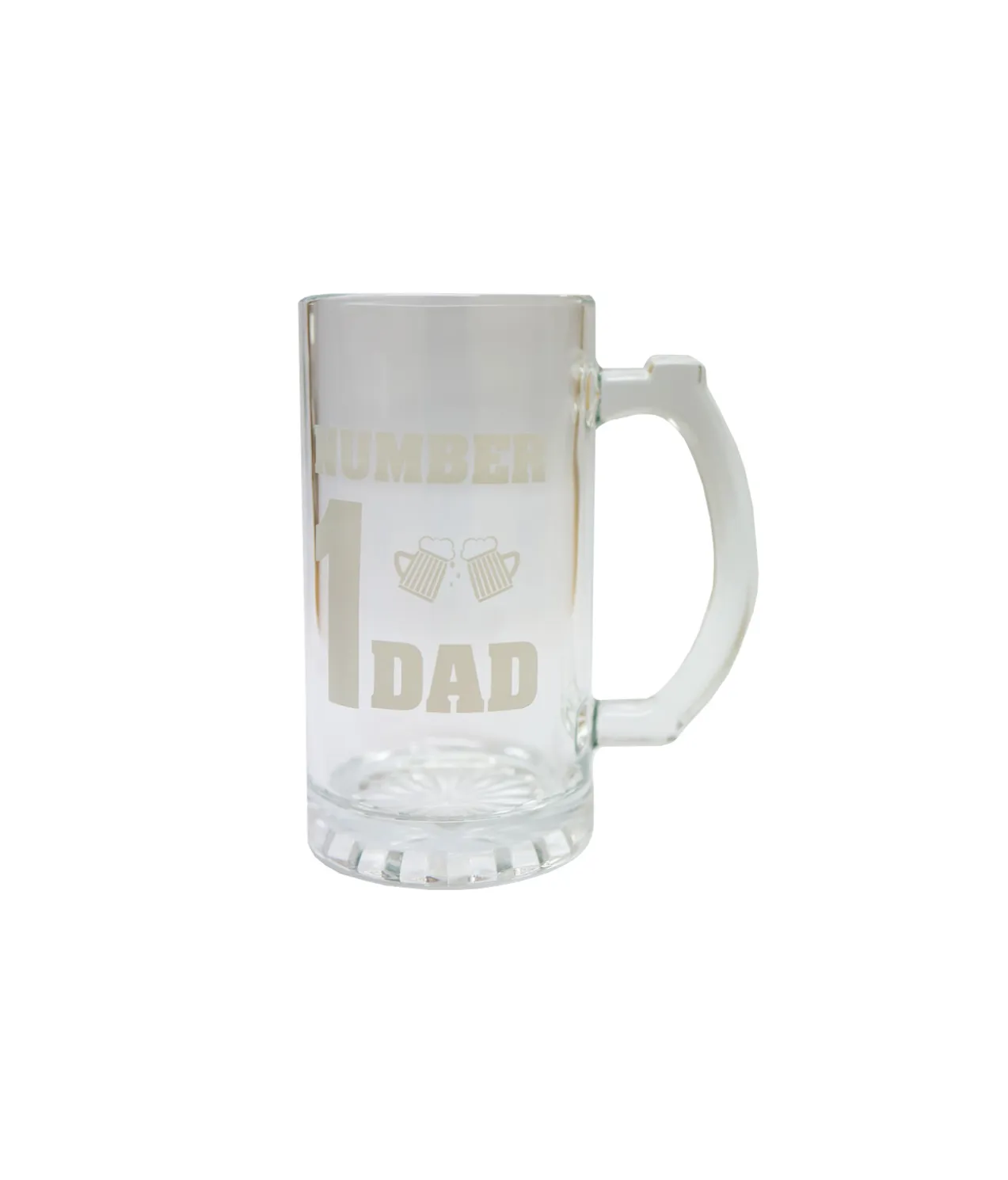 Number 1 Dad Beer Glass Mug