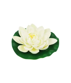 Off White Floating Water Lily 18cm