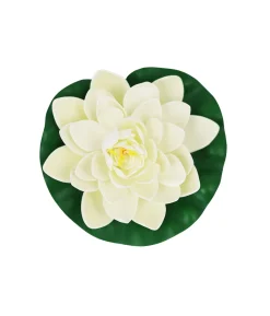 Off White Floating Water Lily 18cm