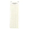 Off-White Rhinestones Stickers 12mm 80pc