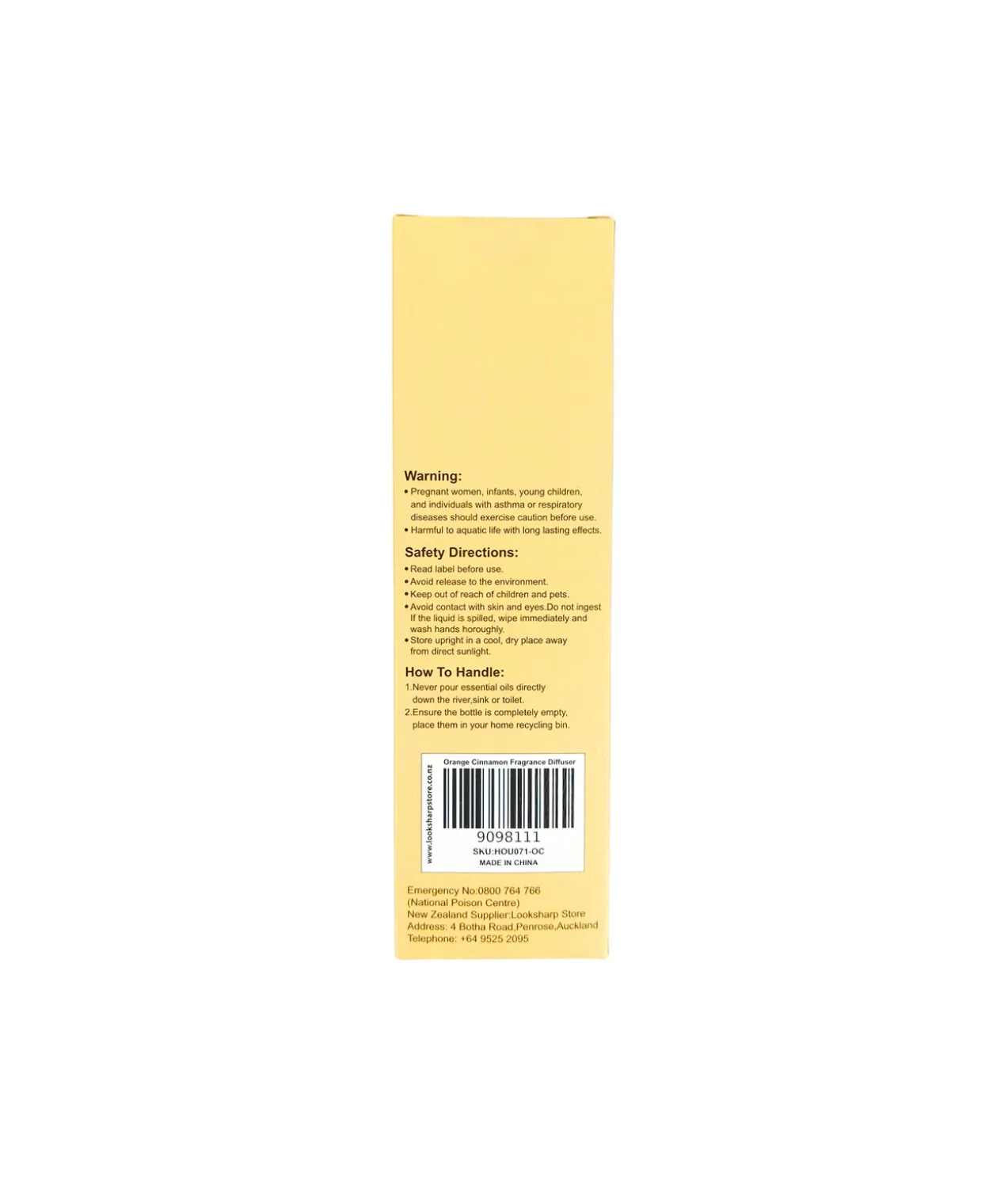Orange Cinnamon Fragrance Diffuser 100ml