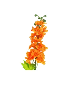Orange Delphinium Flower Stem 80cm