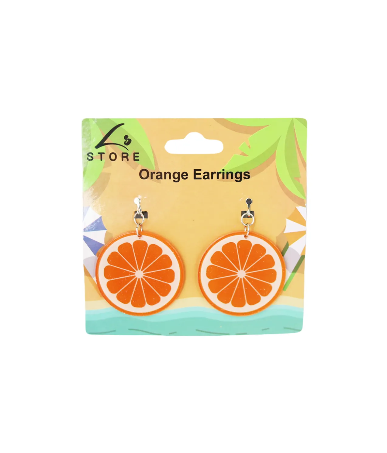 Orange Earrings 5.5cm