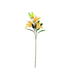 Orange Lily Stem 82cm