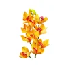 Orange Orchid With Pink Stamen 71cm