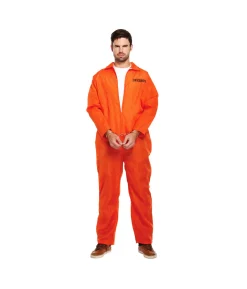 Orange Overalls Adult