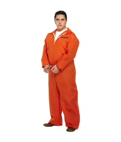 Orange Overalls XL Adult