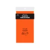 Orange Plastic Tablecover 137x274cm