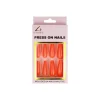 Orange Press On Nails 24pc