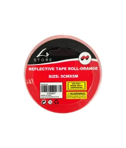 Orange PVC Reflective Tape Roll 5cmx5m