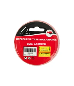 Orange Reflective Tape Roll 2.5cmx5m