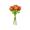 Orange Rose 7 Heads 30cm