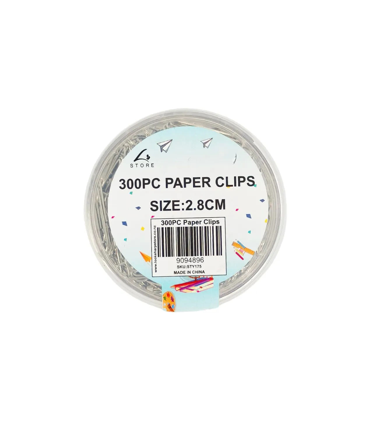 Paper Clips 300pc 2.8cm