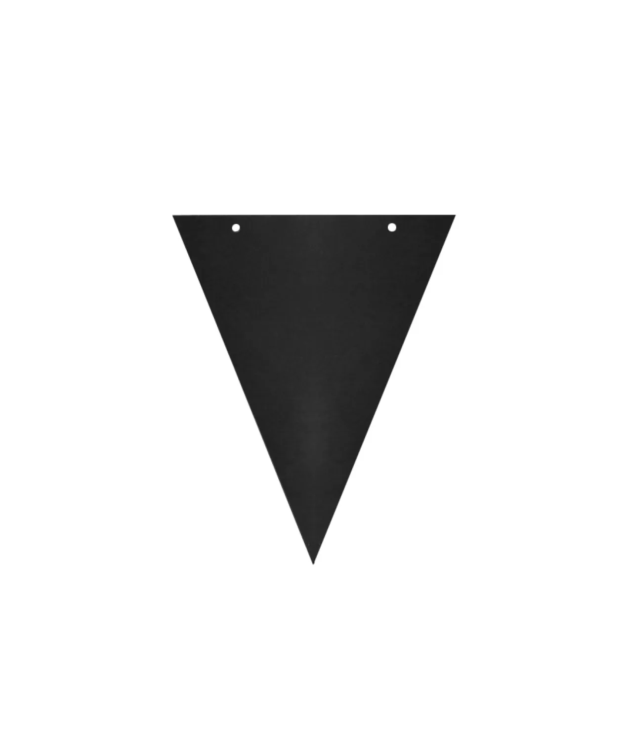 Paper Flag Banner With Ribbon Black 8pk