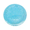 Paper Plate Blue With Silver Dot 12pc x 9in
