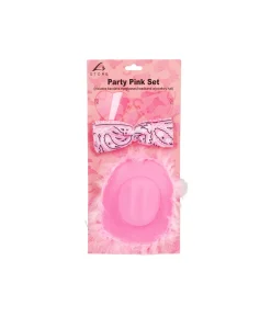 Party Pink Set, Bandana, Glasses, Headband